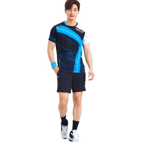 CORALIAN Badminton Jersey Men’s Black Blue White