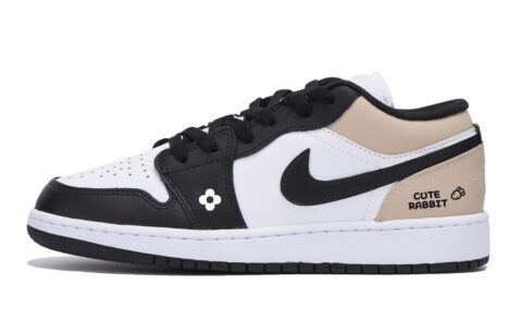 Jordan Air Jordan 1 Urban Chic Style, Exclusive Shoe Box Low top Vintage Basketball Shoes Men’s White