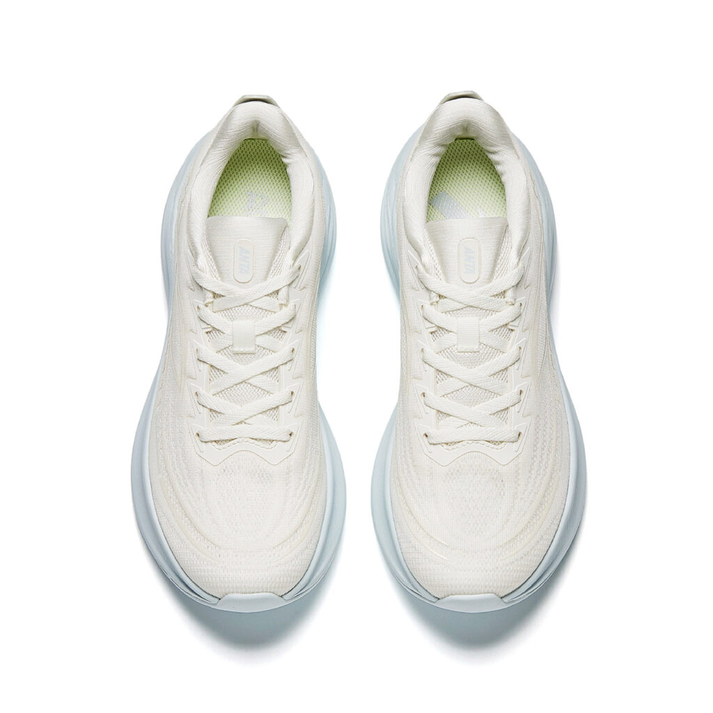 Anta Leaf 6.0 Low top EVA Midsole Casual Physical Fitness Test Physical Exam Running Shoes Women’s White Gray Blue