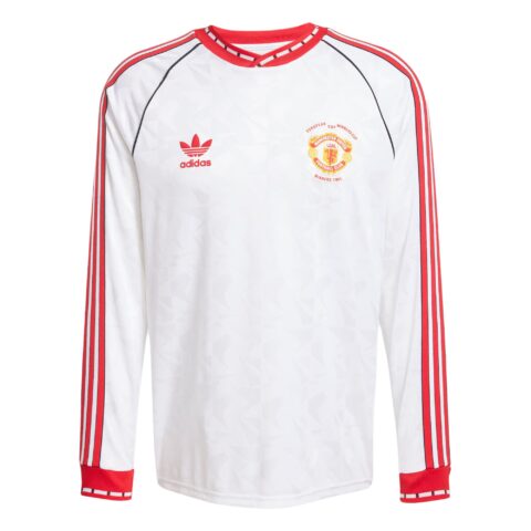Adidas Originals Manchester UNITED '91 AWAY JERSEY Soccer Jersey Men's White/Red