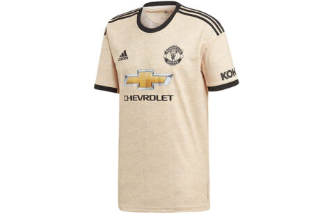 Adidas Manchester United Soccer Jerseys Men's Khaki Moderate