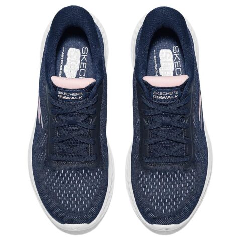 Skechers Women’s GO WALK Fashion Wear resistant And Lightweight Low top Casual Shoes Women’s Marine Blue