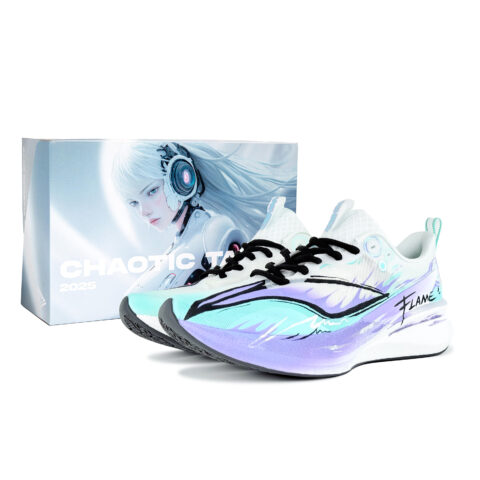 Li Ning Red Hare 8PRO Cushioning Slip Resistant Rebound Low top Casual Running Shoes Men’s Indigo