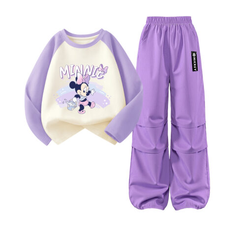 Disney Kids Casual Sportswear Crew Neck Moderate