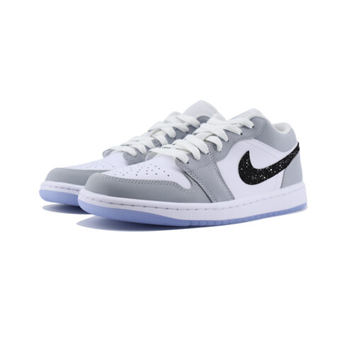 Jordan Air Jordan 1 Cool Black Slip Resistant Abrasion Resistant Slip Resistant Abrasion Resistant Low top