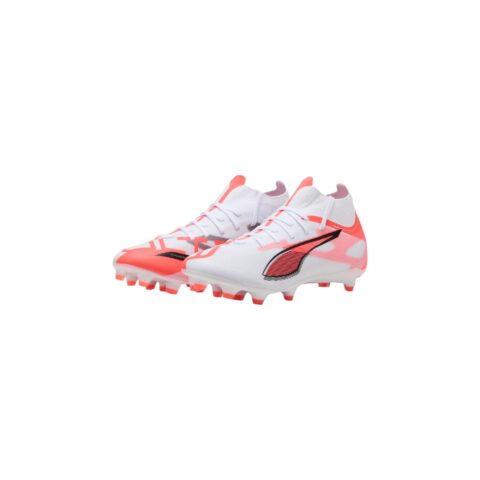 PUMA Ultra 5 Match Abrasion Resistant Abrasion Resistant Soccer Shoes Women’s White Red