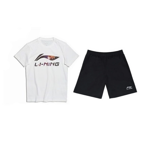 Li Ning Casual Sportswear Unisex White+Black