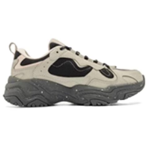 QIAODAN Cushioning Slip Resistant Abrasion Resistant Low top Trail Running Sprint Running Shoes Women’s Beige Black