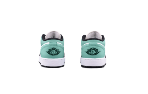 Jordan Air Jordan 1 Green 1.0 Leather Cushioning, Wear Resistant Low top Vintage Basketball Shoes Unisex Black, Green