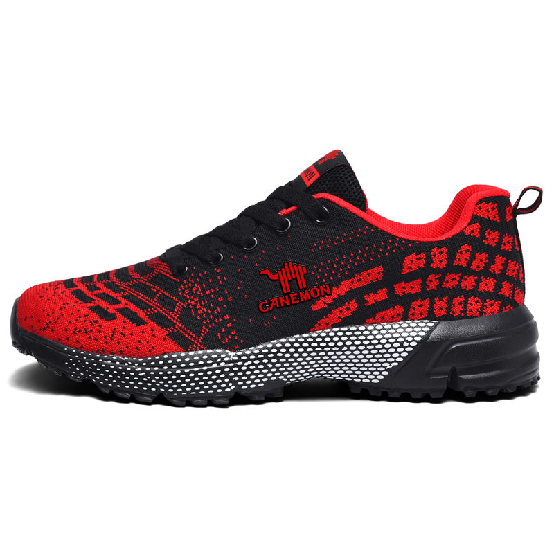 LINGHANGLUOTUO Cushioning Slip Resistant Abrasion Resistant Low top Running Shoes Men’s