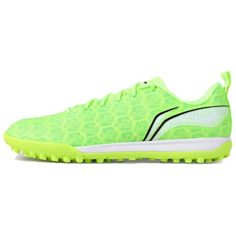 Li Ning TF Turf Artificial Turf Slip Resistant And Abrasion Resistant Coverage Soccer Shoes Men’s Green