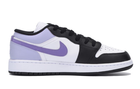 Jordan Air Jordan 1 Low top Vintage Basketball Shoes Men’s White Purple