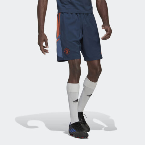 Adidas Manchester UnitedCONDIVO 22 Spodenki Downtime Soccer Bottom Men’s Marine Blue