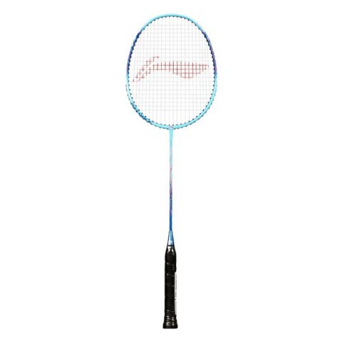 LiNing Thunder 9 Carbon Composite Badminton Rackets Control Type All around Defense Entry level 675mm Unisex 3U/G5 Blue