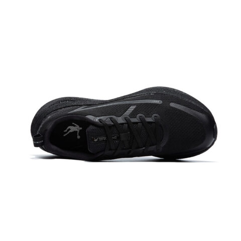 QIAODAN Cloud Drive 2.0 Slip Resistant Abrasion Resistant Low top Casual Running Shoes Men’s Black Liquid Silver