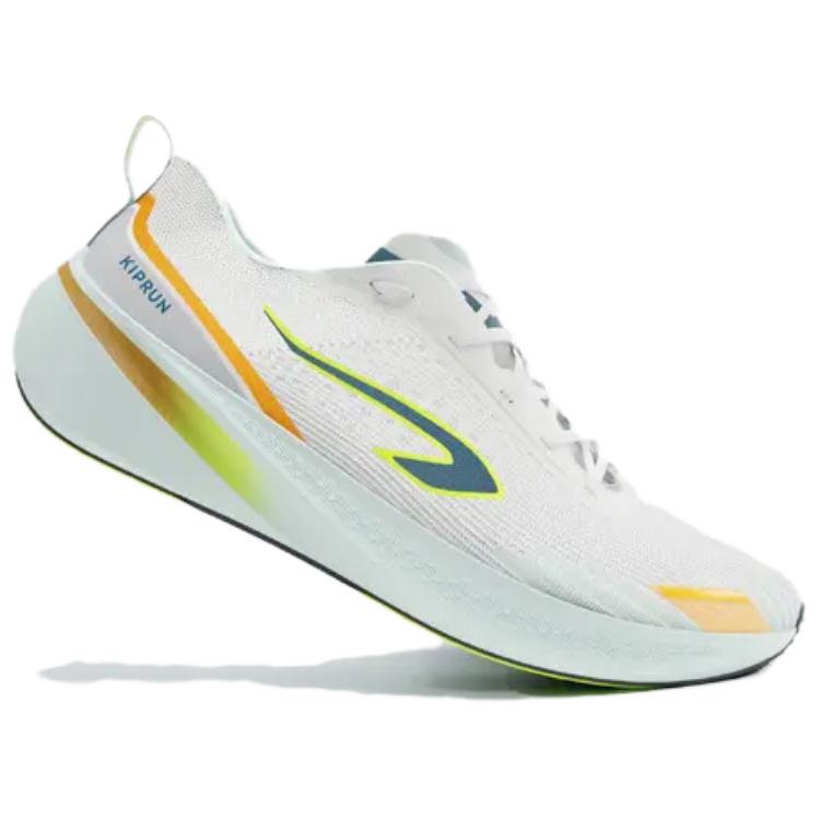 DECATHLON Cushion 500 Breathable Cushioning Slip Resistant Mid top Running Shoes Men’s Ecru