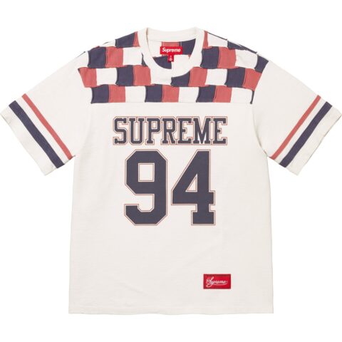 Supreme Patchwork Yoke Football T-shirt