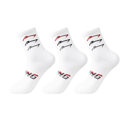 Li Ning Crew Socks Unisex 3 Pack