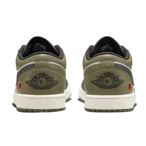 Jordan Air Jordan 1 Vintage Basketball Shoes Unisex Low Top Black/White