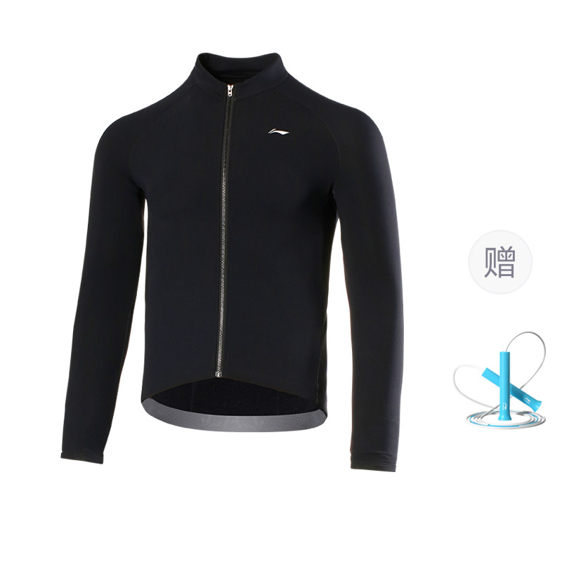 Li Ning Cycling Clothing Men’s Black Road Bike Long Sleeved