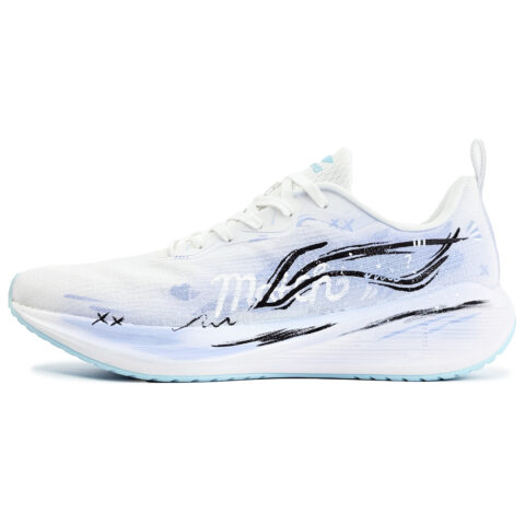 Li Ning Wuyue Cushioning Breathable Low top Casual Running Shoes Men’s Blue Purple