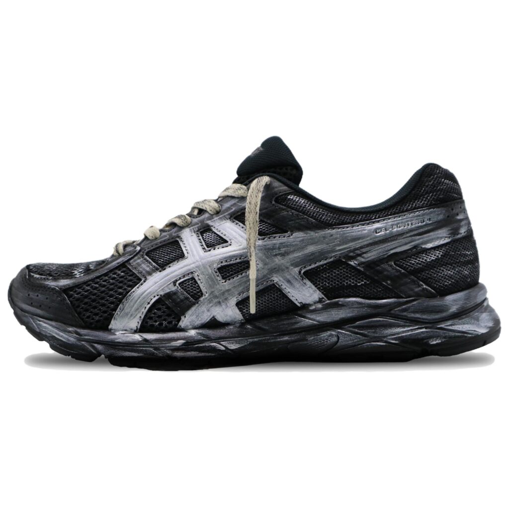 ASICS Textile, Synthetic Leather Breathable Cushioning Men’s