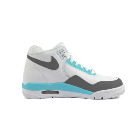 Nike Flight Legacy Mid top Vintage Basketball Shoes Unisex White Blue