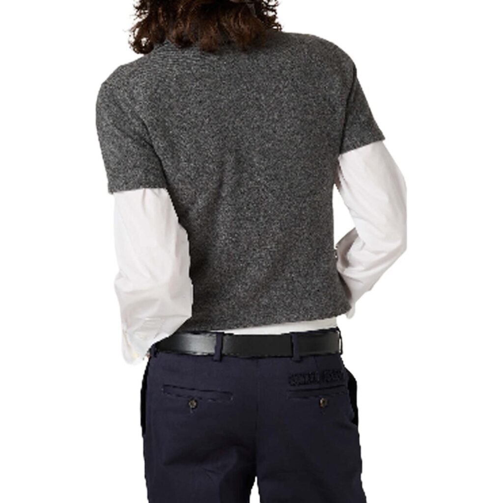 MIU MIU Polo Shirts Women’s Gray Polo Collar Moderate Straight Fit