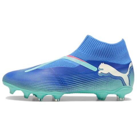 PUMA FUTURE 7 MATCH AG Artificial Ground FG Firm Ground Abrasion Resistant Support Soccer Shoes Men’s Blue