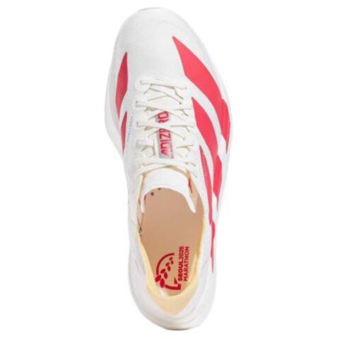 Adidas Adizero Adios Pro 4 Coverage Thermal Rebound Low top Marathon Long Distance Running Shoes Men’s White Red