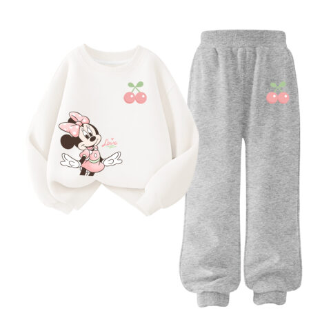 Disney Kids Casual Sportswear Crew Neck Moderate