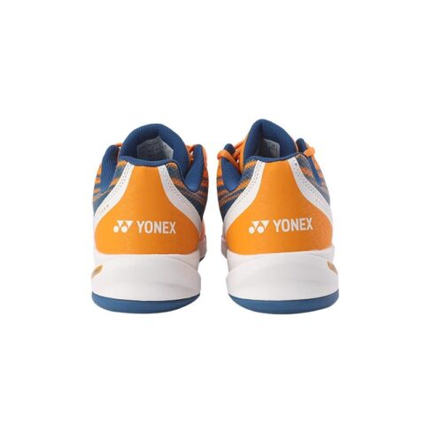 YONEX Cushioning Slip Resistant Cushioning Slip Resistant Low top Tennis Shoes Unisex Orange Cyan