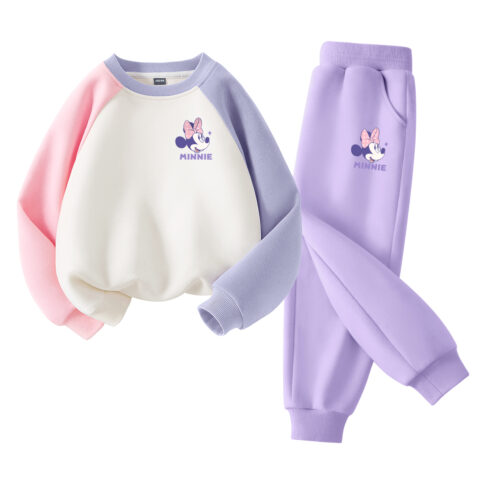 Disney Kids Casual Sportswear Crew Neck Moderate