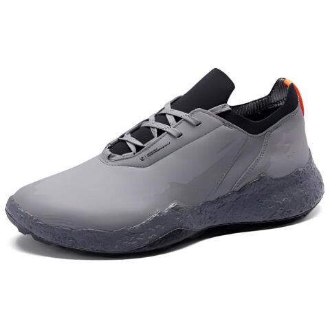 Ecco Golf Biom H5 Cow Leather Abrasion Resistant Low top Golf Shoes Men’s Gray