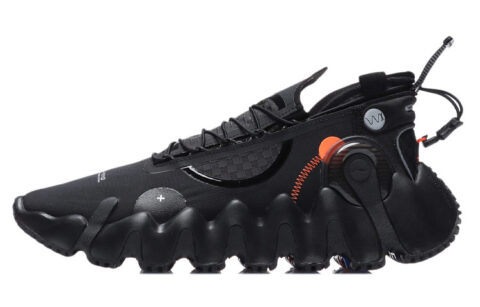 Li Ning Wu Xing 2 Mesh, Textile, Synthetic Leather Slip Resistant, Abrasion Resistant, Lightweight Low top