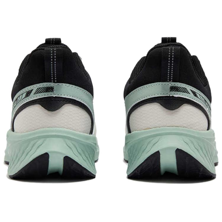 361° Mesh, Synthetic Leather Cushioning Slip Resistant Rebound Low top Sprint Running Shoes Men’s Gray Green