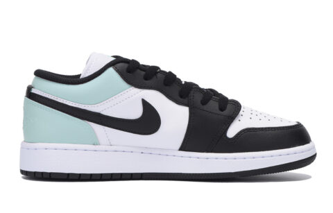 Jordan Air Jordan 1 Abrasion Resistant Low top Vintage Basketball Shoes Men’s Black Blue
