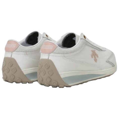DESCENTE Cron Racer Slip Resistant Abrasion Resistant Low top Running Shoes Unisex White