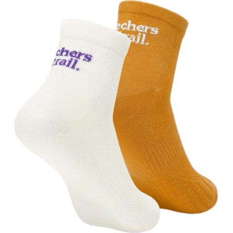 Skechers Wilderness Outdoor Collection Ankle Socks Women’s 2 Pack Protein/Honey Yellow 05HF