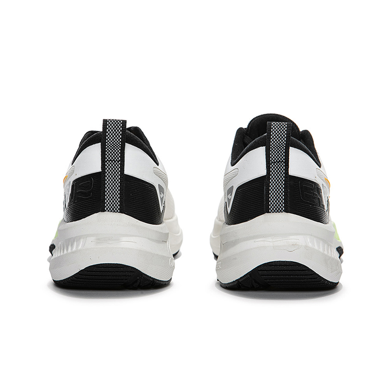 Erke Slip Resistant, Abrasion Resistant, Rebound Low top Long Distance Running Shoes Men’s White Black