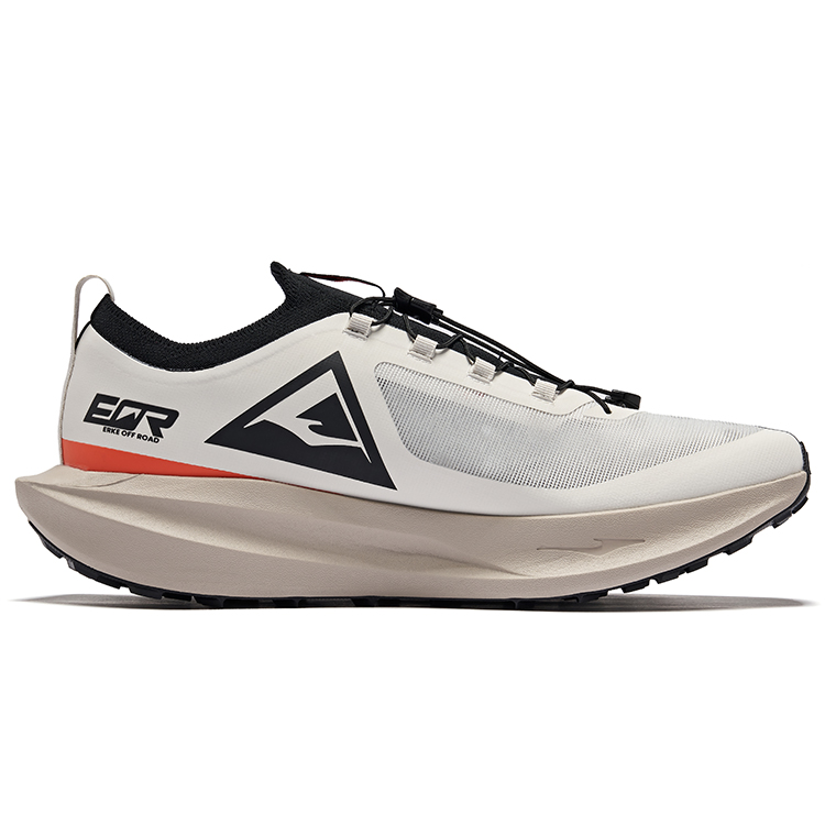 Erke Mugen PRO Running Shoes Men’s Low Top Wild Gray Jet Black