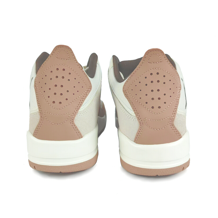 Jordan Courtside 23 Abrasion Resistant Slip Resistant Mid top Vintage Basketball Shoes Men’s Brown White