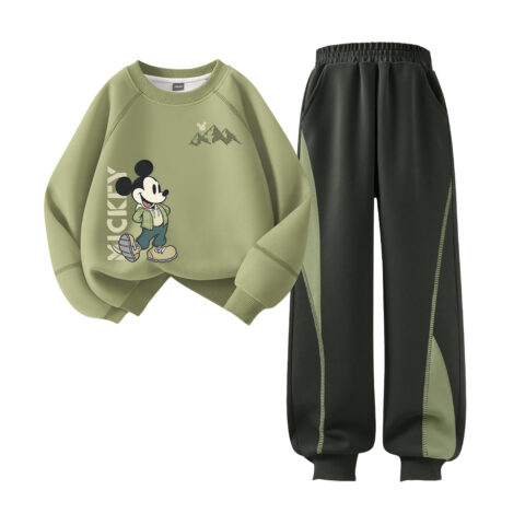 Disney Kids Casual Sportswear Crew Neck Moderate