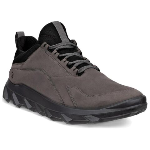Ecco Driver Cow Leather Slip Resistant Abrasion Resistant Low top Running Shoes Men’s Iron Gray
