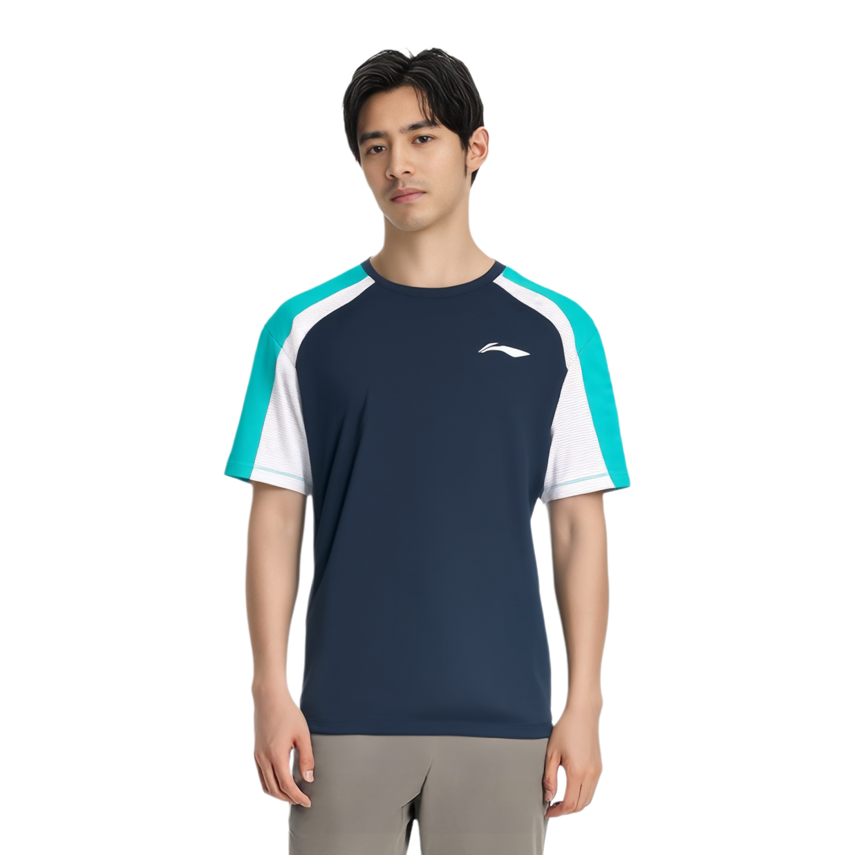 Li Ning Tennis Collection Tennis Top Men’s Dark Ship Blue