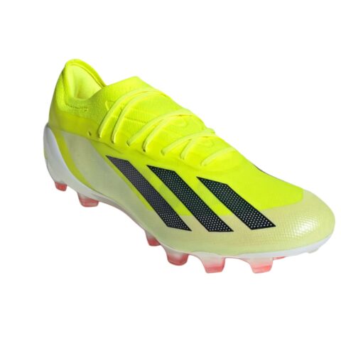 Adidas X CRAZYFAST AG Artificial Ground Slip Resistant Abrasion Resistant Soccer Shoes Men’s Yellow