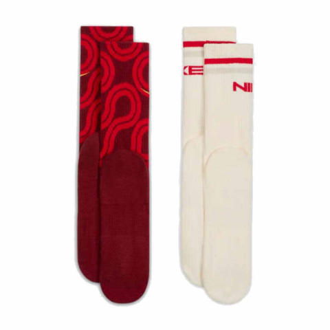 Nike Crew Socks Men’s 2 Pack Red