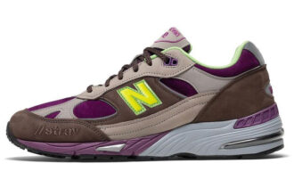 991 Stray Rats x 991 New Balance Made in England 'Purple Green'