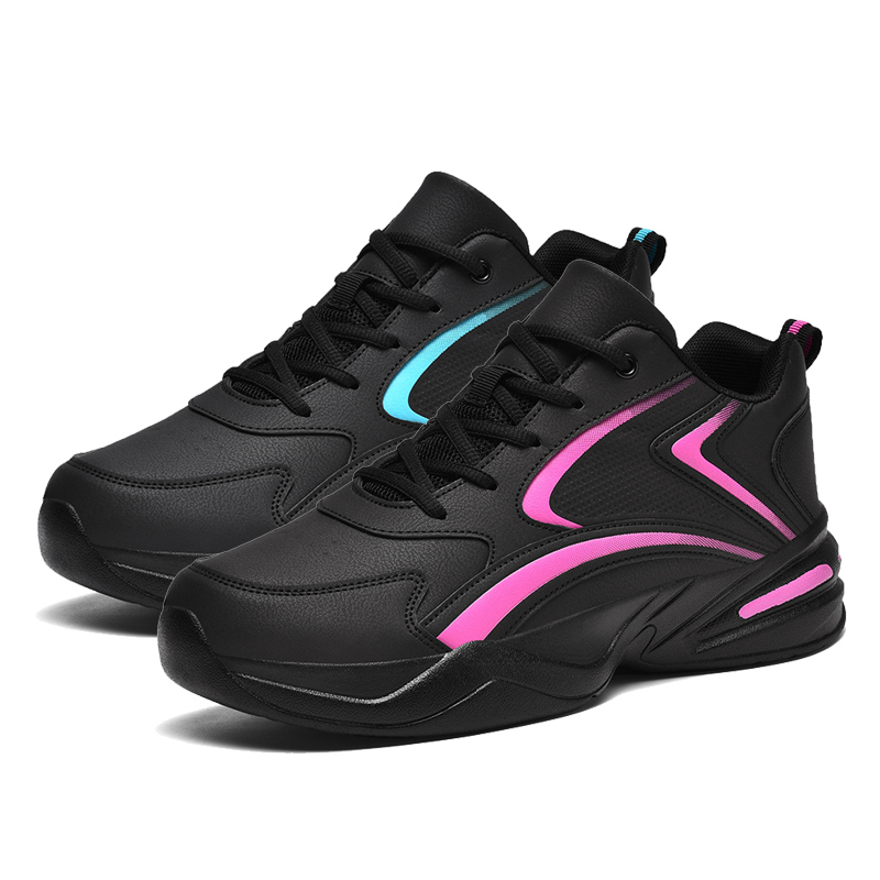 HEIWEILU Cushioning Slip Resistant Abrasion Resistant Mid top Running Shoes Men’s