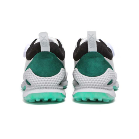 Xceo1996 Wear resistant And Waterproof Low top Golf Shoes Unisex White Green